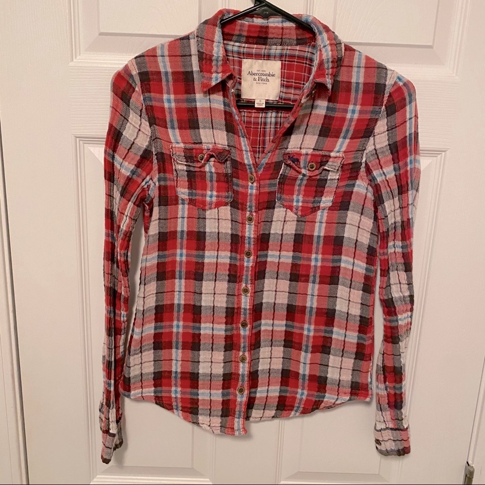 Abercrombie &Fitch plaid button down